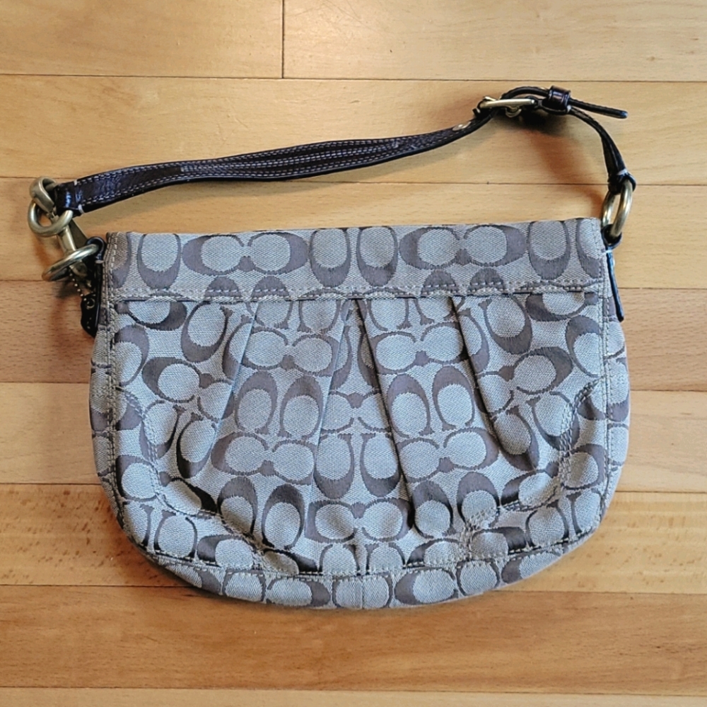 Coach purse pleated